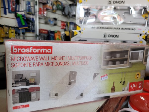 oferta Suporte Para Microondas da empresa Vale Da Construção Elétrica e Hidráulica