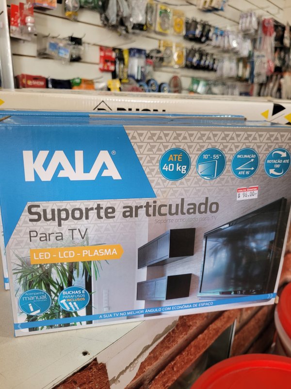 oferta Suporte Articulado Para Tv da empresa Vale Da Construção Elétrica e Hidráulica