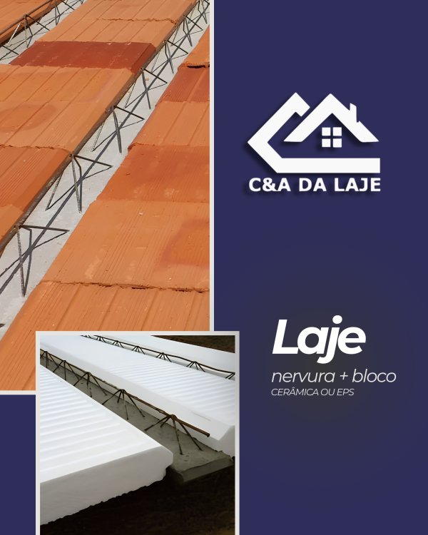 oferta Laje (M²) da empresa Cia das Lajes