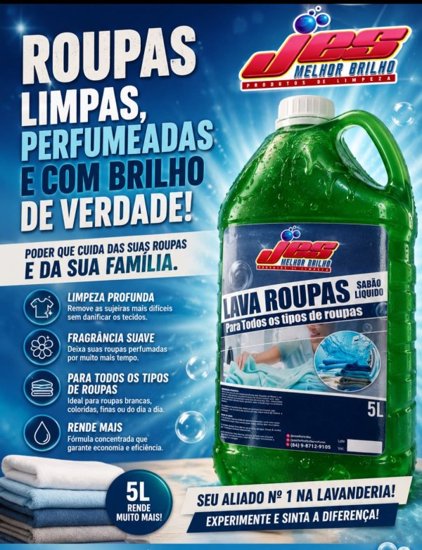 oferta Sabão Ariel da empresa JES Melhor Brilho | Produtos de Limpeza
