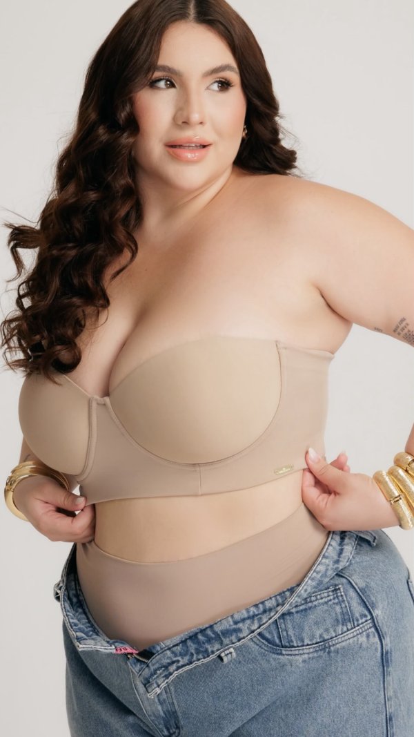 oferta Sutiã Com Bojo Plus Size Tomara Que Caia da empresa Bela Morena - Moda Feminina Plus Size