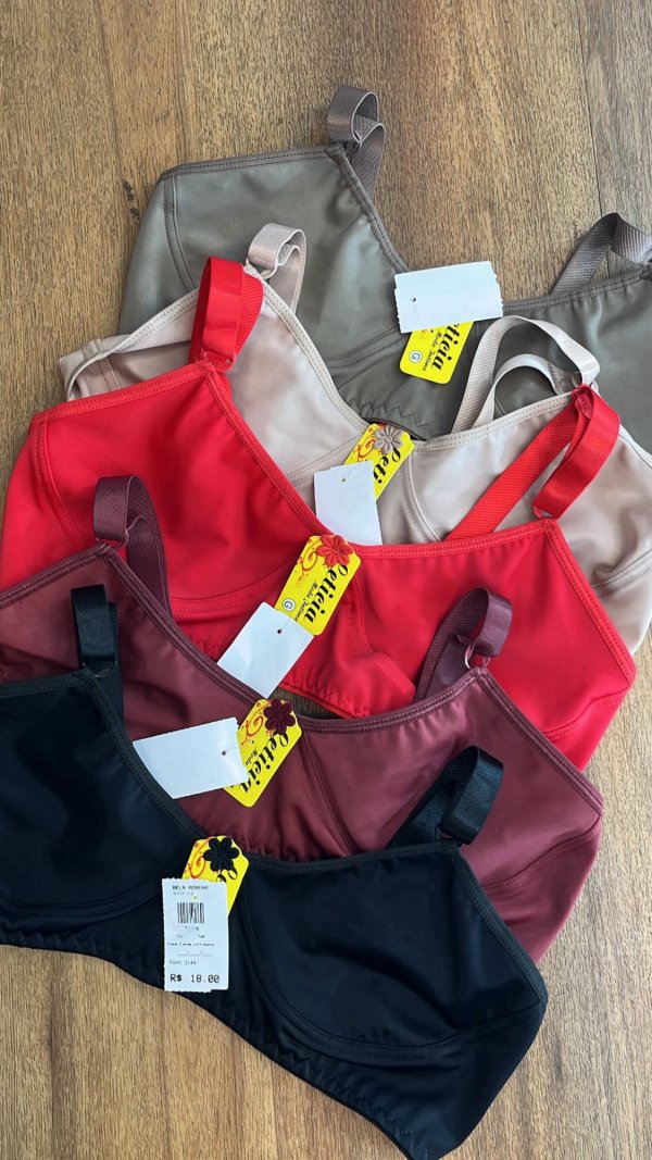 oferta Sutiã Sem Bojo Simples Pra Dia A Dia da empresa Bela Morena - Moda Feminina Plus Size