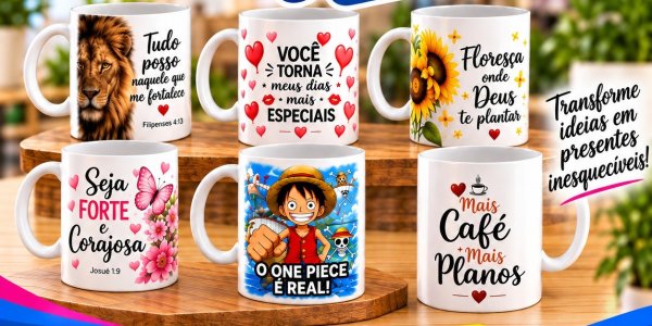 oferta Canecas Personalizadas - Acima de 50 unidades da empresa Gizélia Gráfica e Personalizados