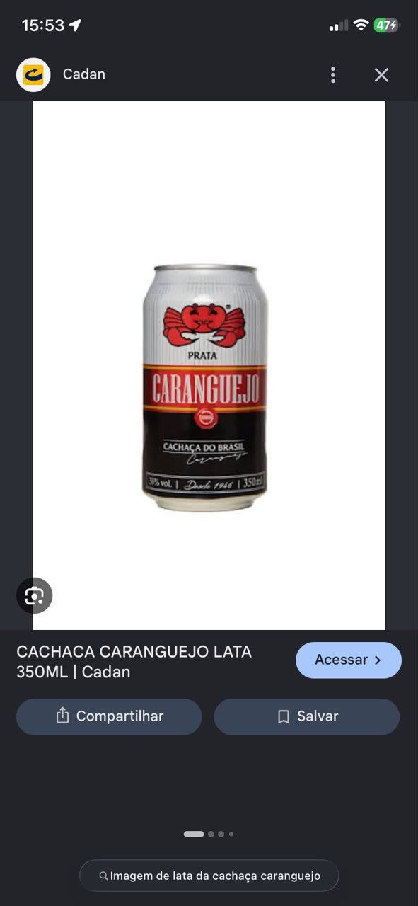 oferta Cachaça da empresa Comercial Mar Azul - Distribuidora de Bebidas