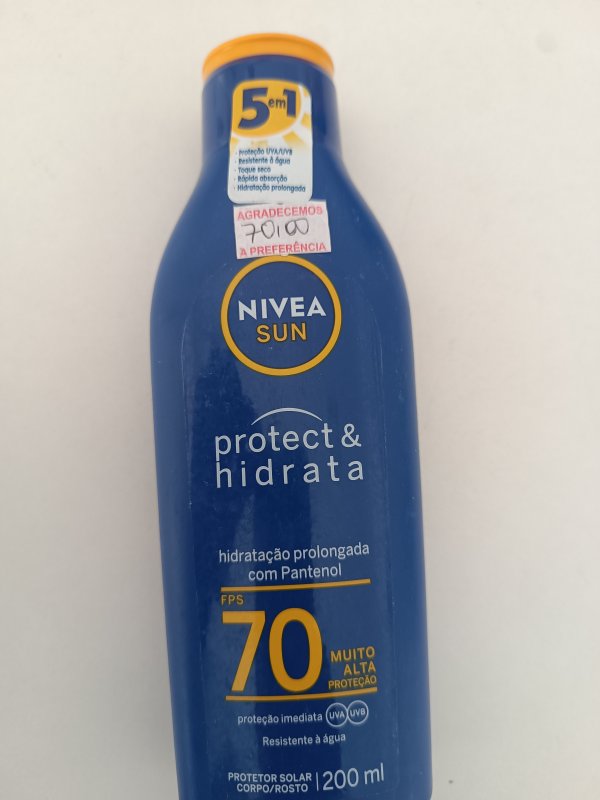 oferta Nivea sun 70 FPS da empresa Farmácia Popular dos Trabalhadores