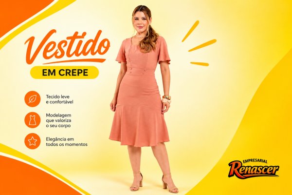 oferta Vestido da empresa Empresarial Renascer