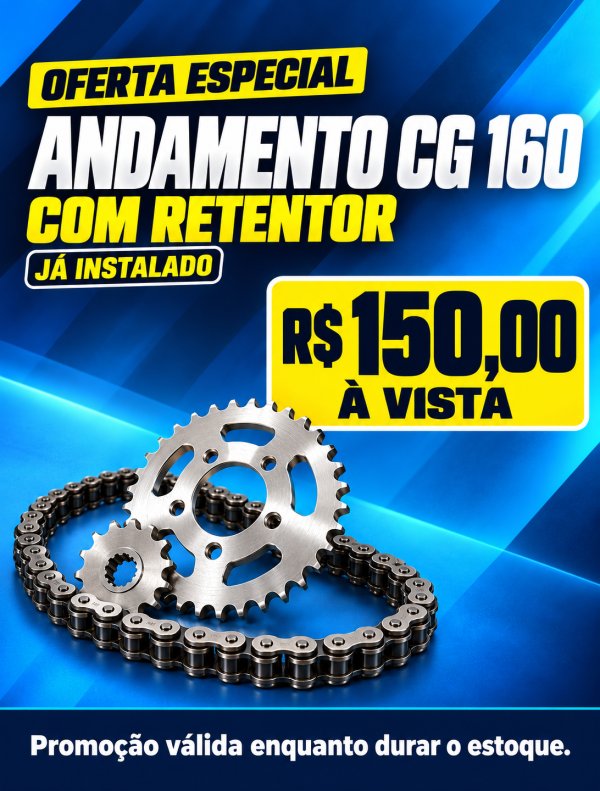 oferta ANDAMENTO CG 160 COM RETENTOR da empresa Alex Moto Peças