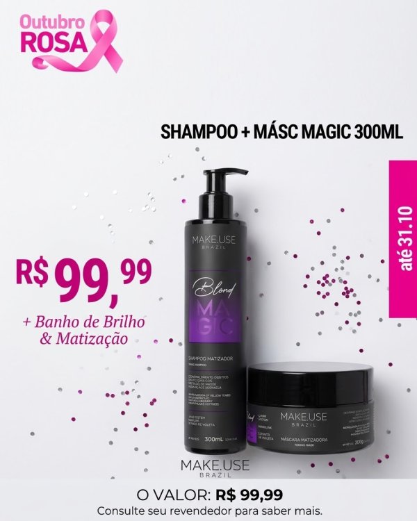 oferta Shampoo + Másc Magic 300ML da empresa Bella Studio