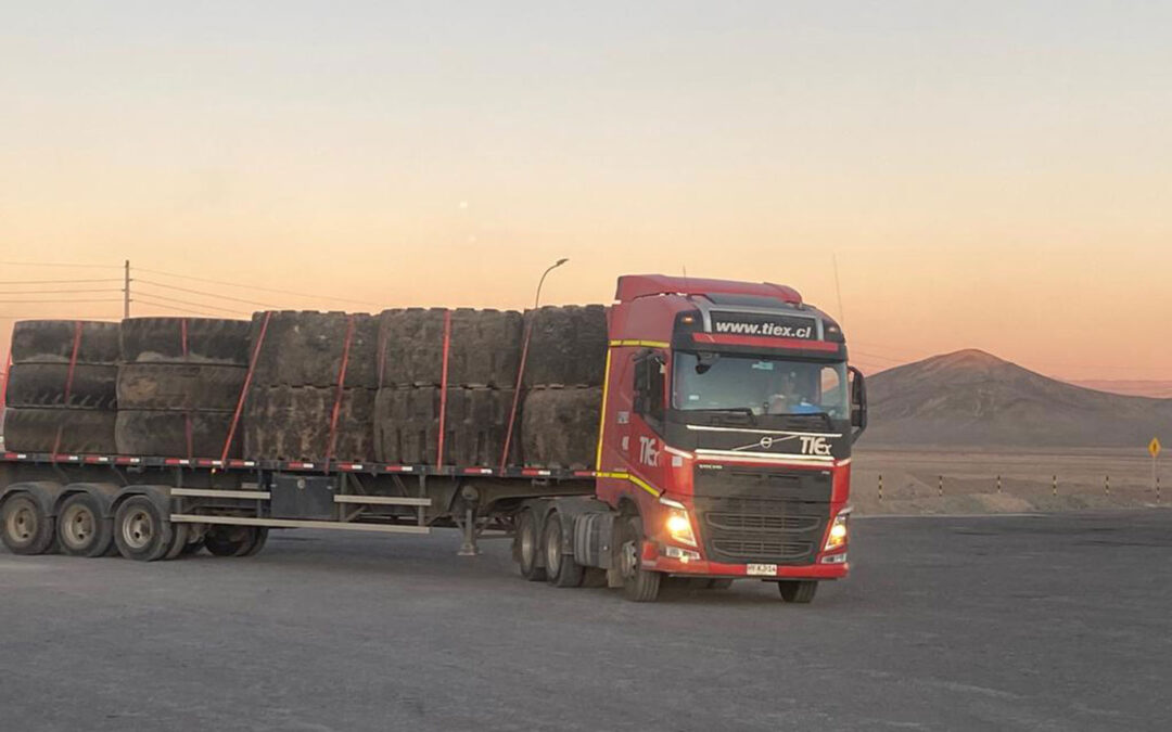 Goodyear Chile marca hito al retirar neumáticos en desuso