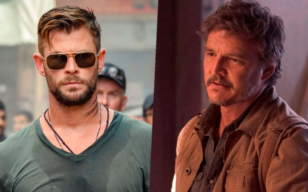 Netflix y Amazon se pelean por dueto de Pedro Pascal y Chris Hemsworth
