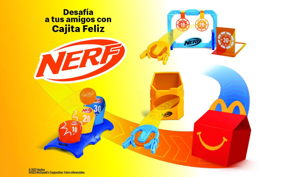 ¡Que comiencen los retos! NERF llega a la Cajita Feliz McDonald’s
