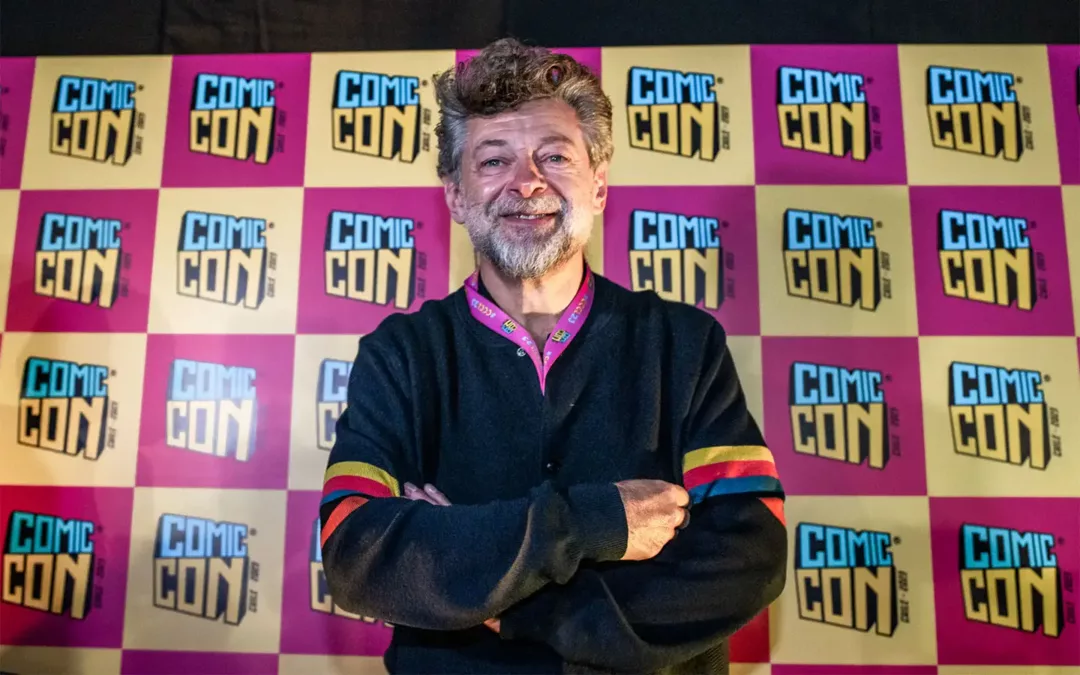 El actor Andy Serkis repletó el escenario central de la Comic Con Chile