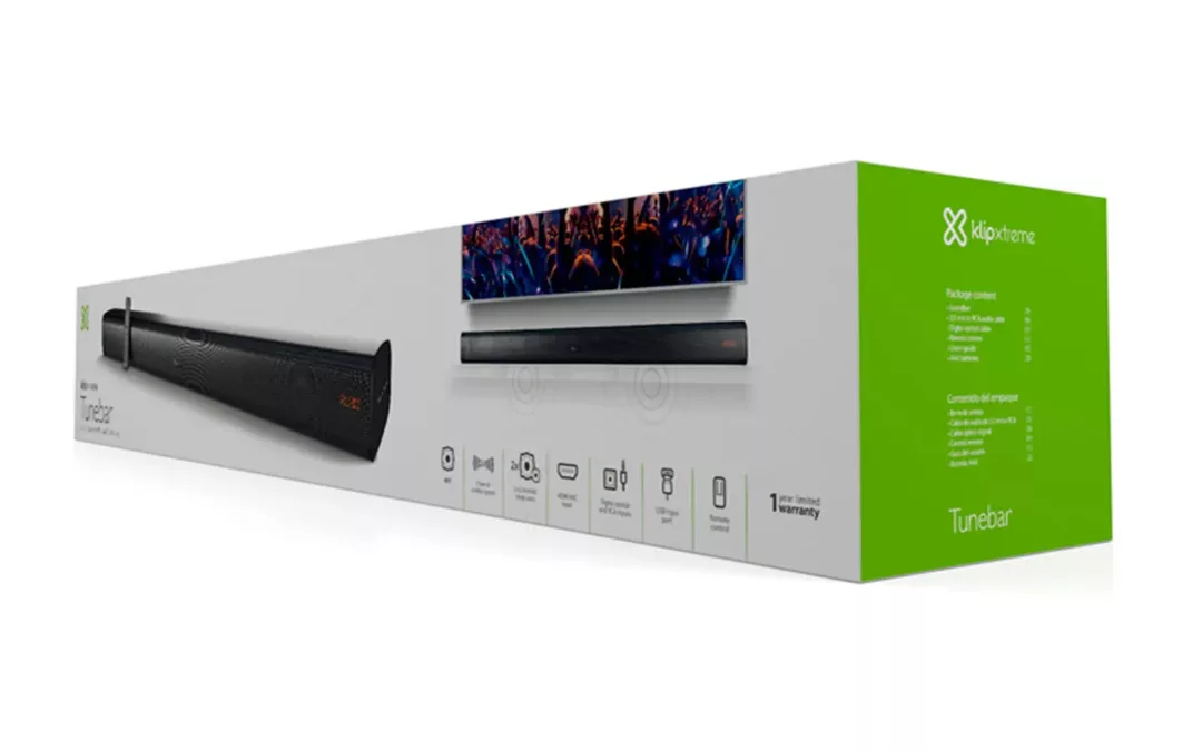 Klip Xtreme presenta su nueva barra de sonido con tecnología Bluetooth
