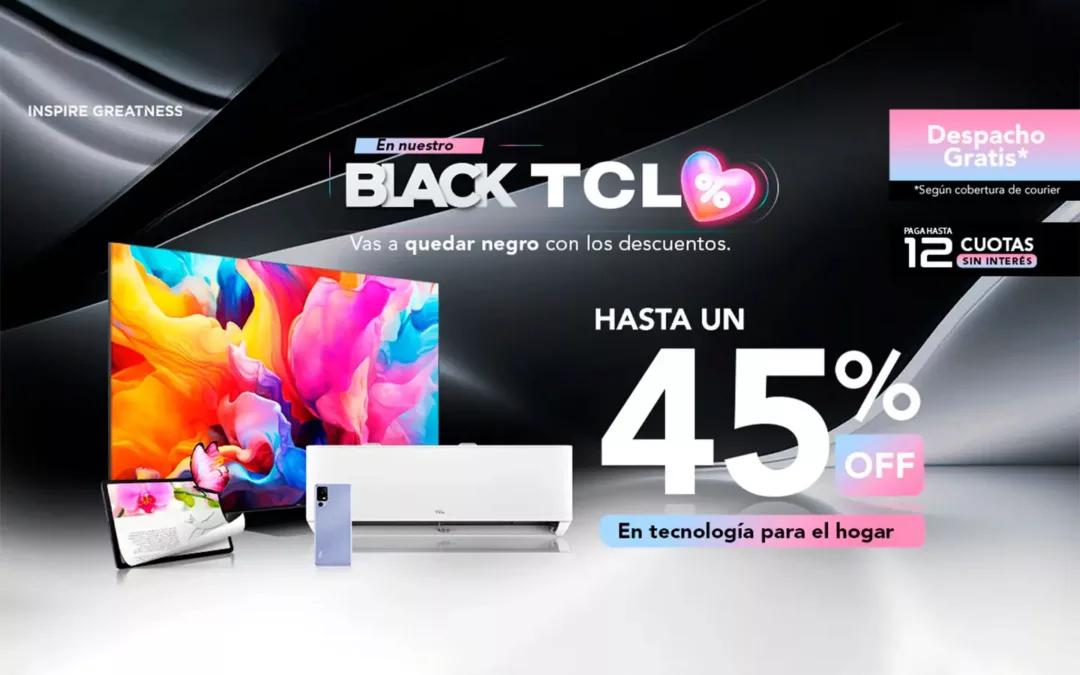 ¡Adelanta tus regalos navideños con este Black TCL!