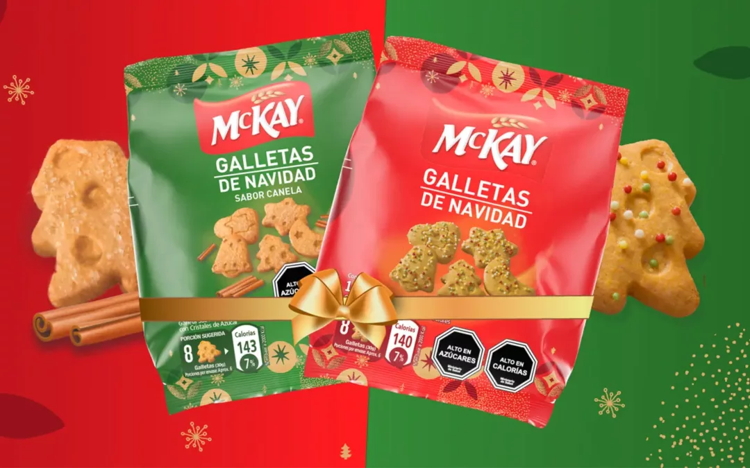 Mckay presentó su nueva variedad de galletas de Navidad