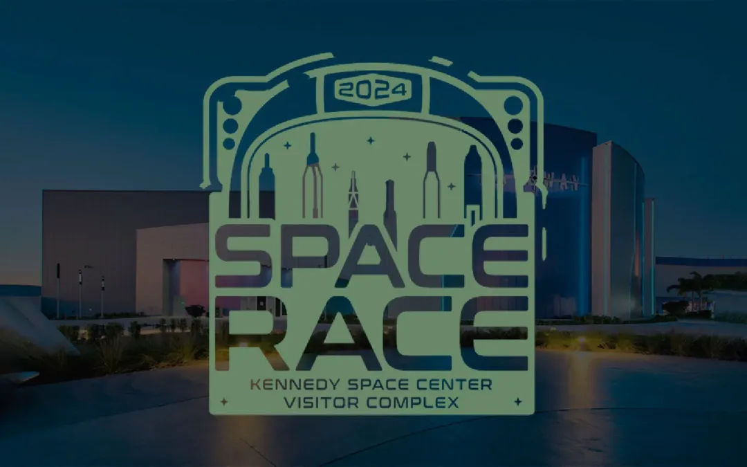 Carrera nocturna en el Kennedy Space Center Visitor Complex