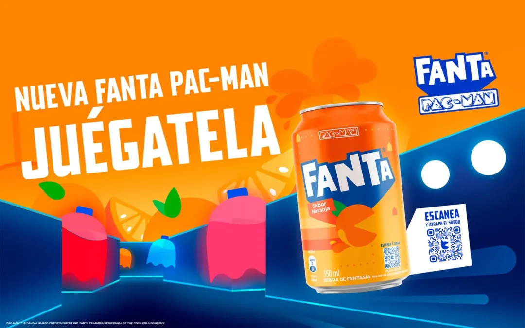 Colaboración entre Fanta y PAC-MAN trae envase de edición especial