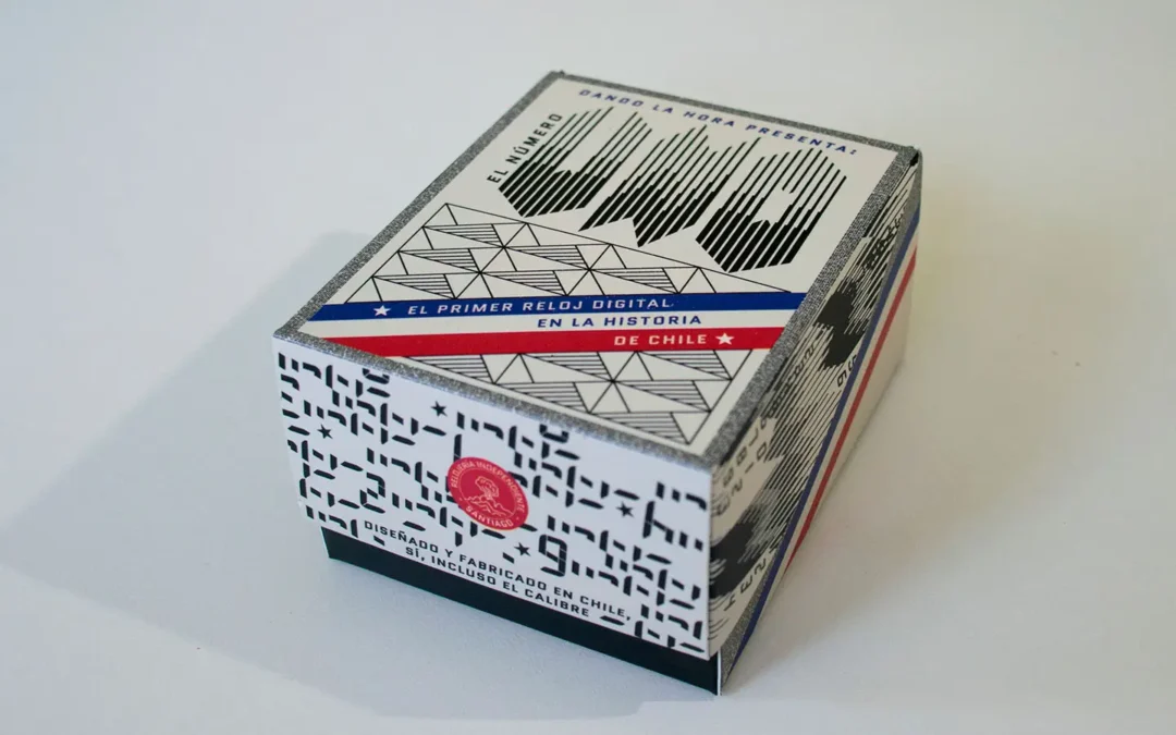 empaque del primer reloj digital fabricado en Chile incluye una sorpresa de HP