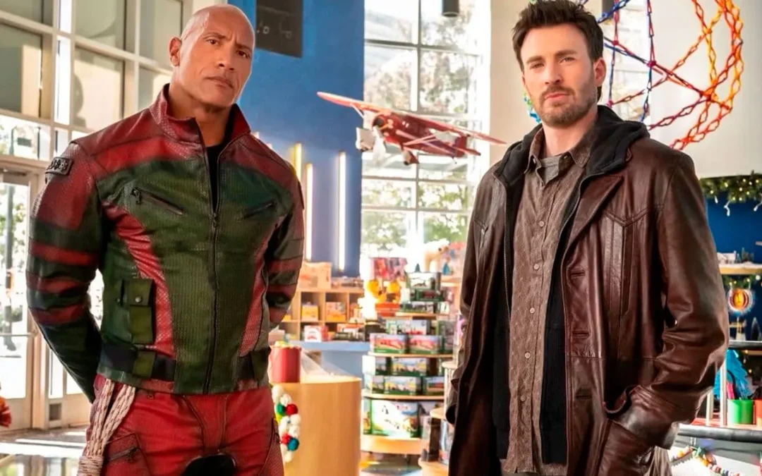 Dwayne Johnson y Chris Evans se unen en una aventura única en Código: Traje Rojo
