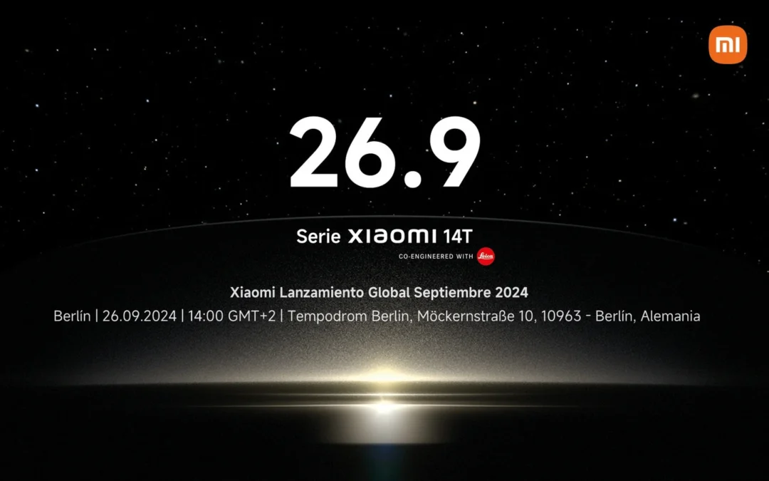 ¡Únete al emocionante lanzamiento global de la Serie Xiaomi 14T!
