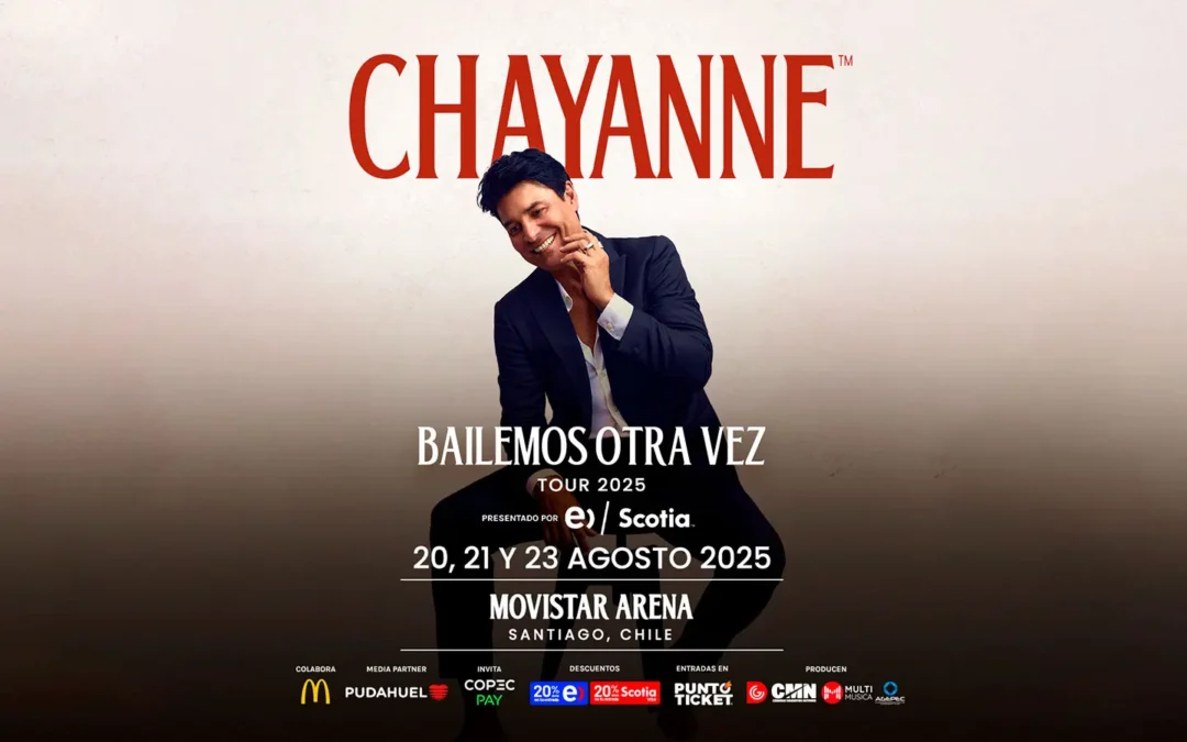 Chayanne confirma nuevas fechas en Movistar Arena