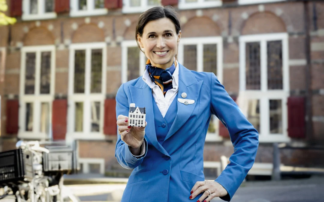 La casita 105 de KLM bordea tres canales de Ámsterdam