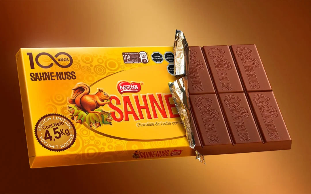 Sahne-Nuss cumple 100 años regalando el chocolate más grande de su historia
