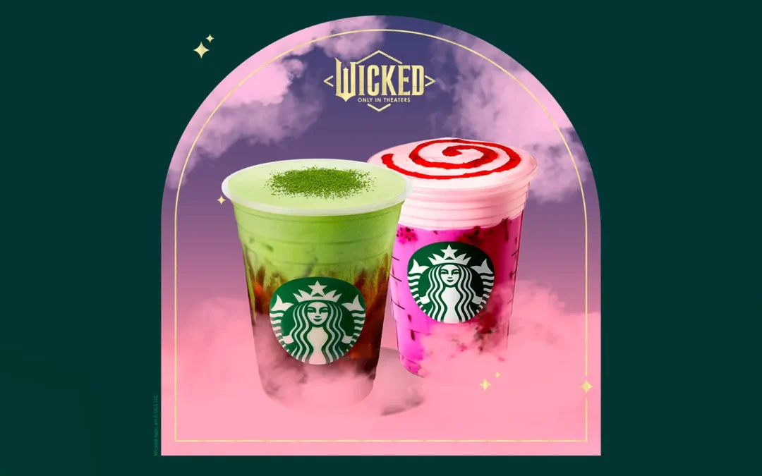 Starbucks desafía la gravedad con nuevas bebidas de Wicked