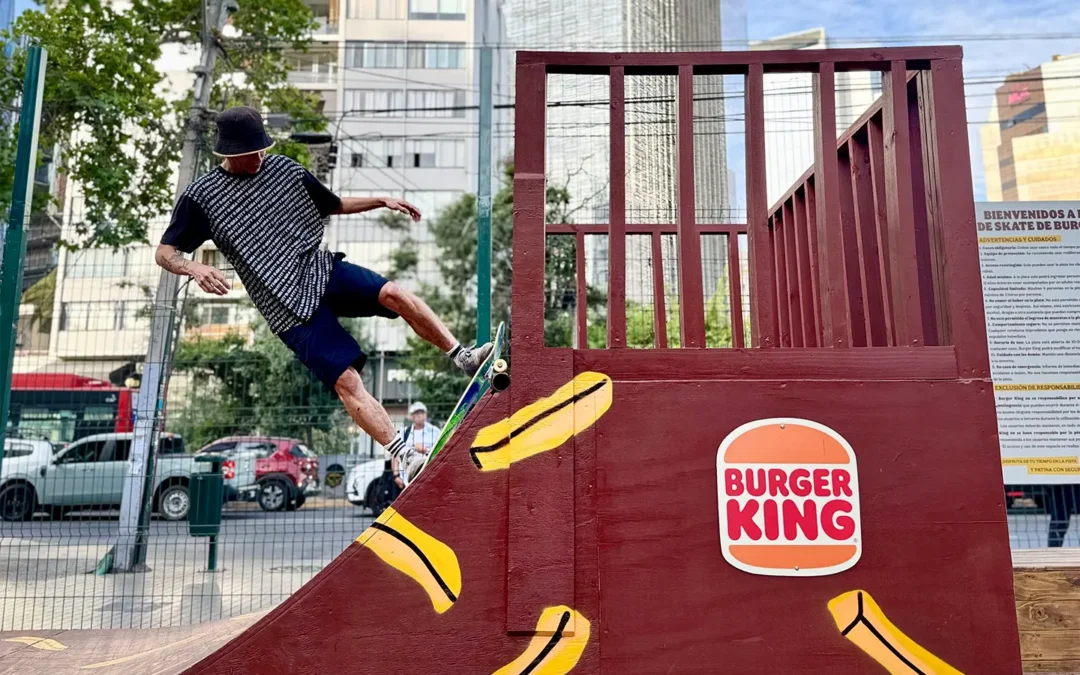 Burger King inauguró un Skate Park para fanáticos del deporte urbano