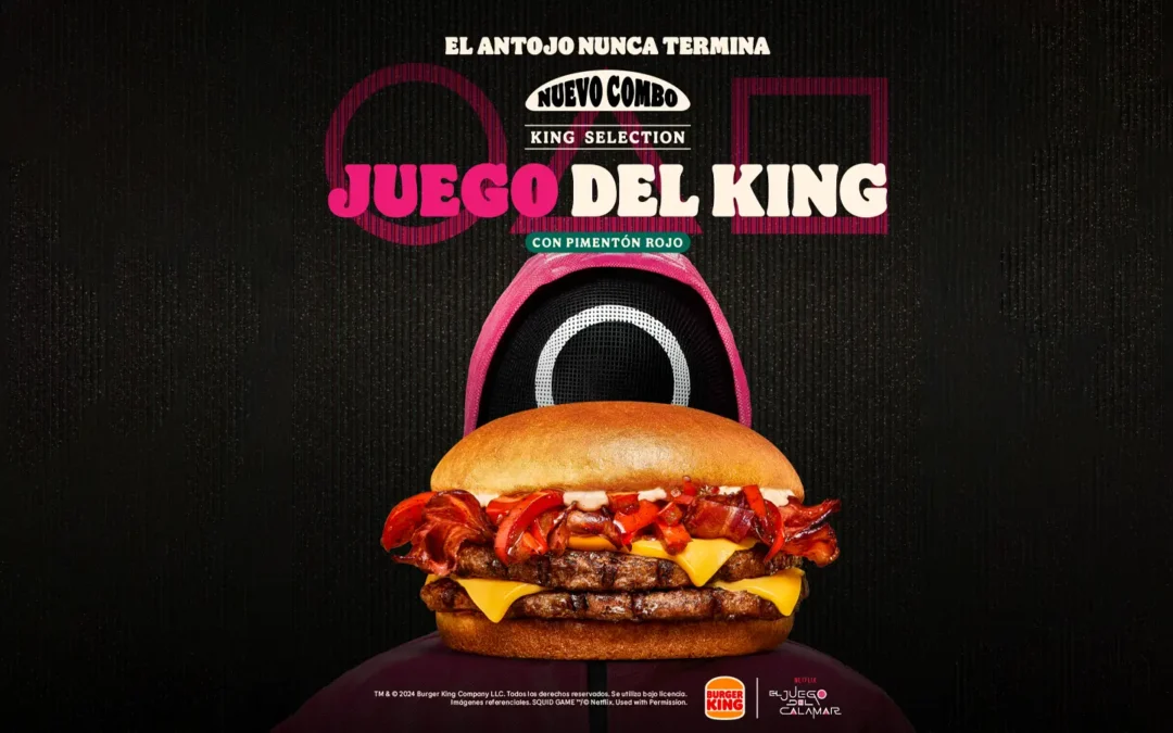 Burger King presenta el combo inspirado en la nueva temporada de «El Juego del Calamar»