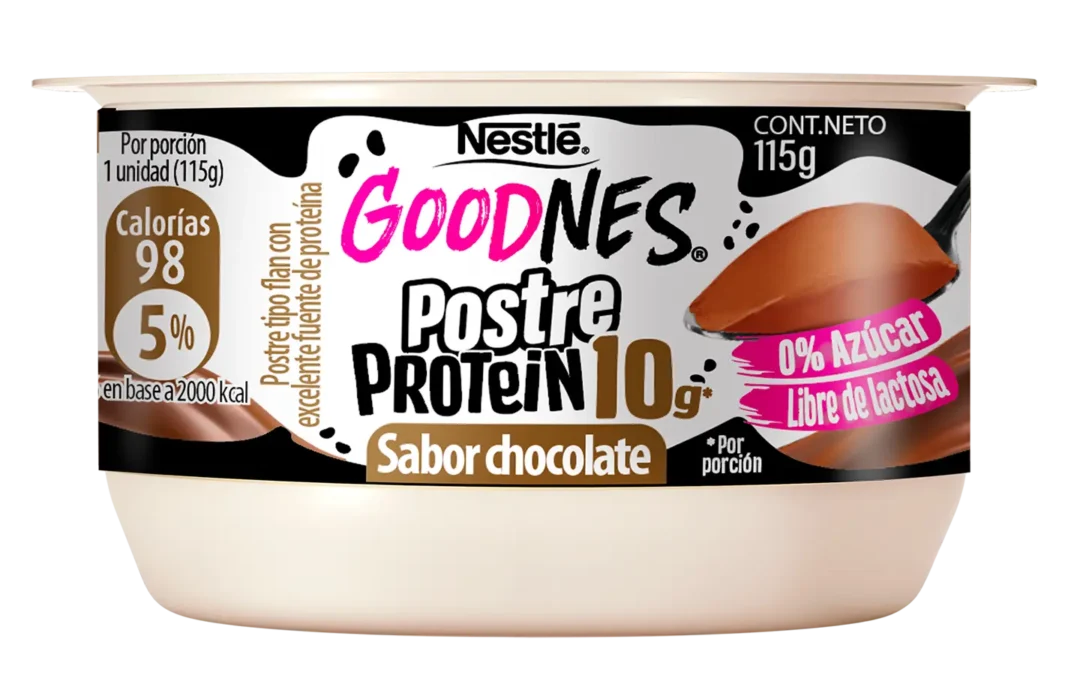 Goodnes presentó su nuevo postre Protein con 0% azúcar y sin lactosa