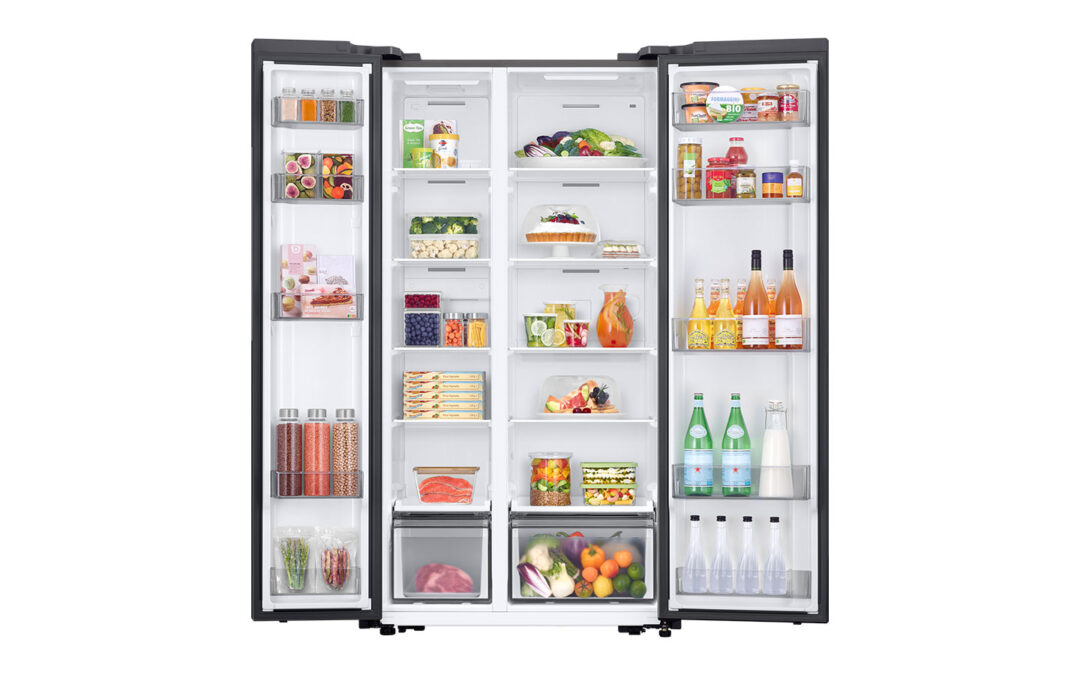 Refrigerador Samsung Side by Side RS57: eficiencia silenciosa, durabilidad y más espacio para tu hogar