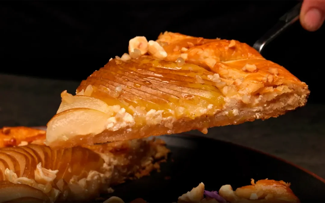 Dulce para el frío: Galette de peras y ricotta