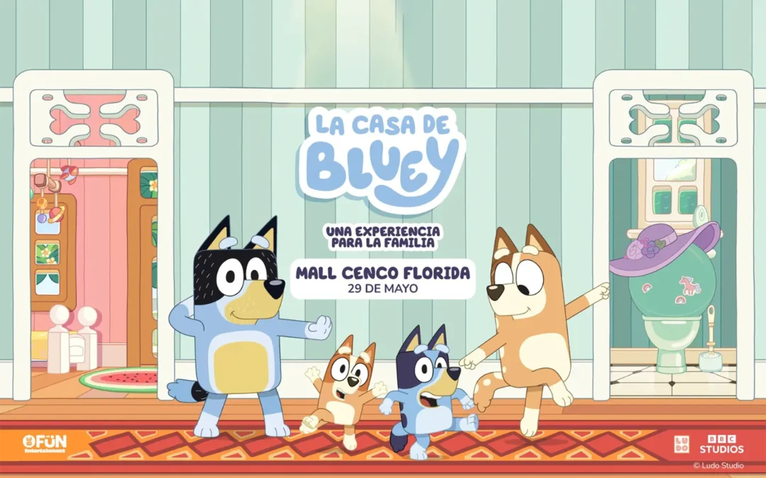 La casa de Bluey llega por primera vez a Chile