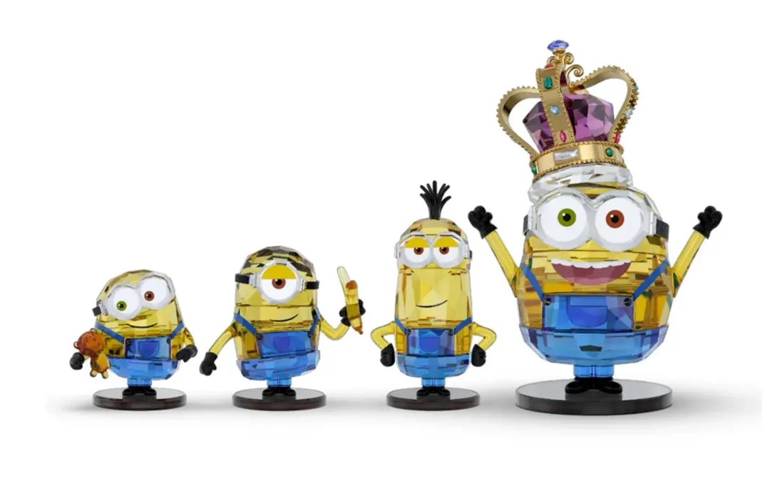 Minions, recreados con alegría en cristales de Swarovski