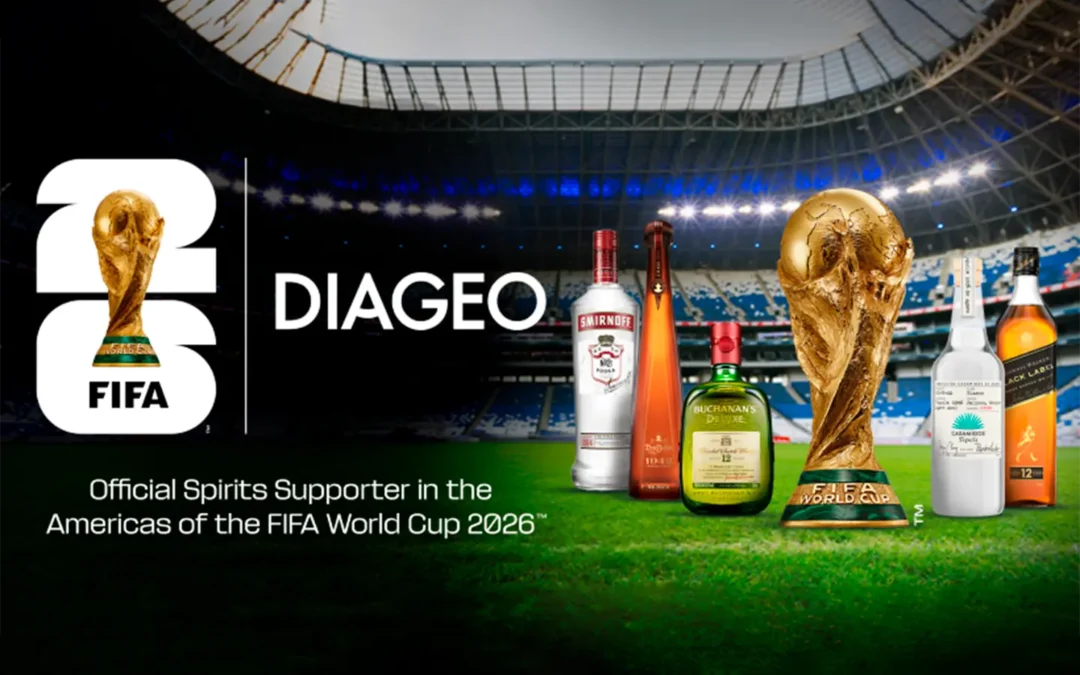 Diageo será promotor oficial de la Copa Mundial de la FIFA 26