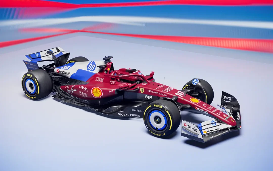 Scuderia Ferrari y HP fusionan tecnología y diseño con una decoración especial para el Gran Premio de Miami