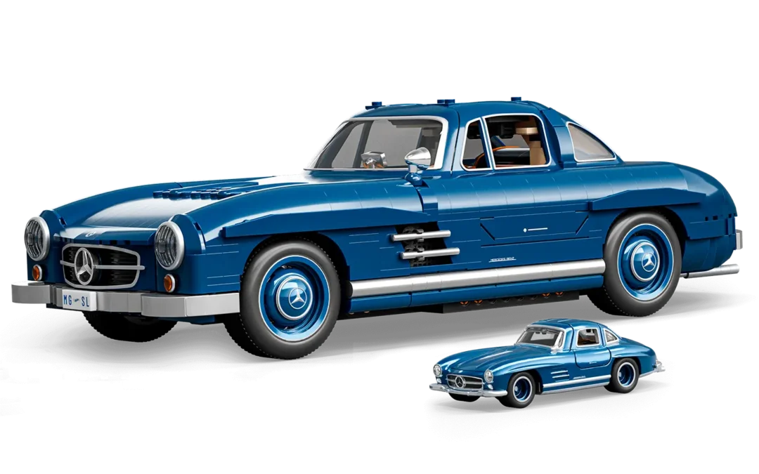 Mattel Brick Shop presentó su primera colección de productos junto a Hot Wheels
