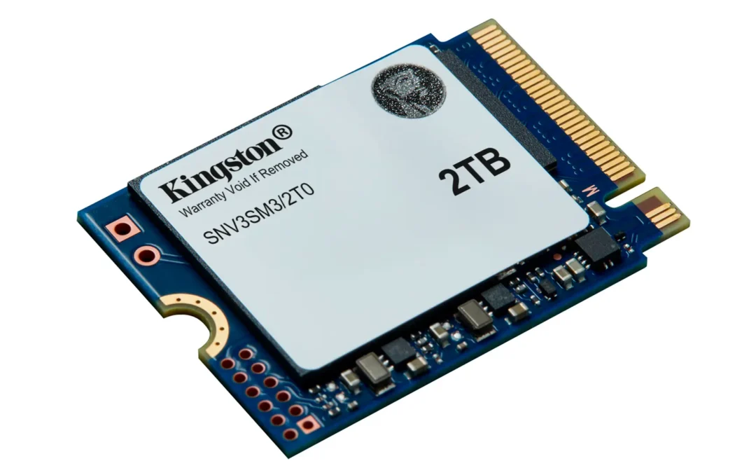 Más compacto y para gaming portátil: Kingston presenta nuevo SSD en formato 2230