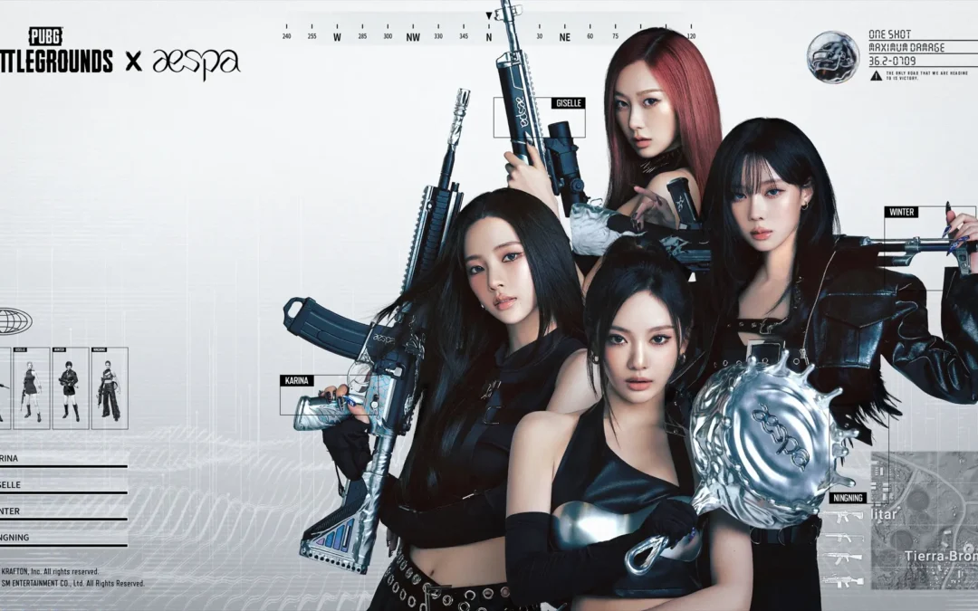 PUBG: BATTLEGROUNDS se une al fenómeno del K-pop con aespa