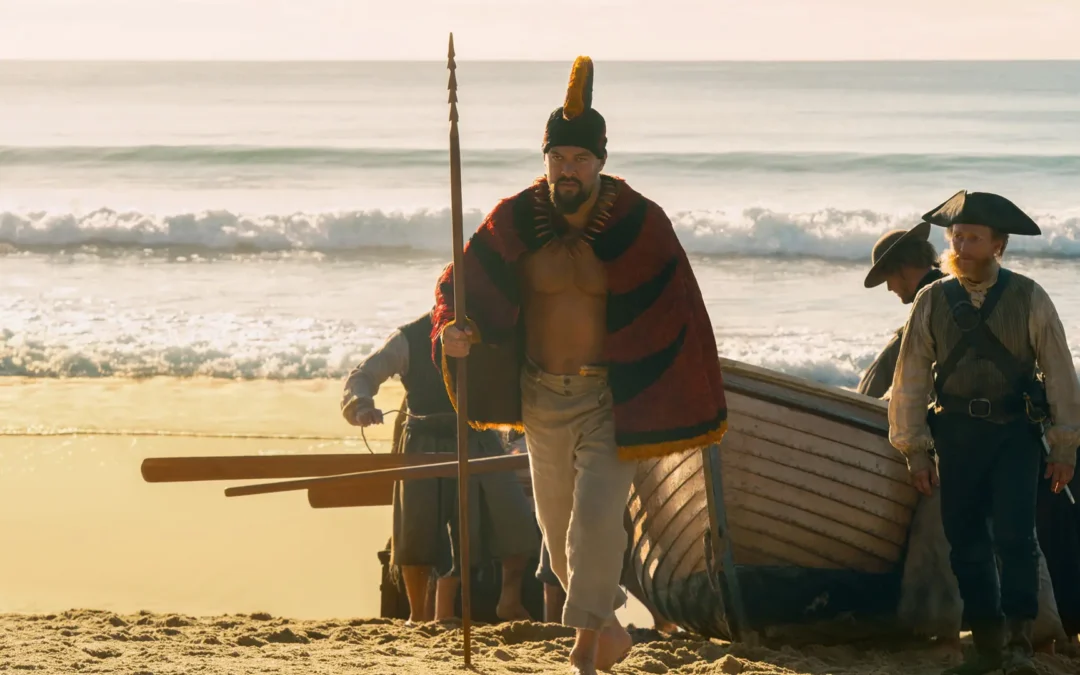 Jason Momoa en “El gran guerrero”, el nuevo drama épico de Apple TV+