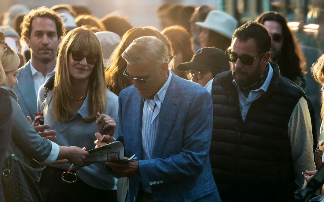 Clooney y Sandler se embarcan en un viaje transformador en “Jay Kelly”