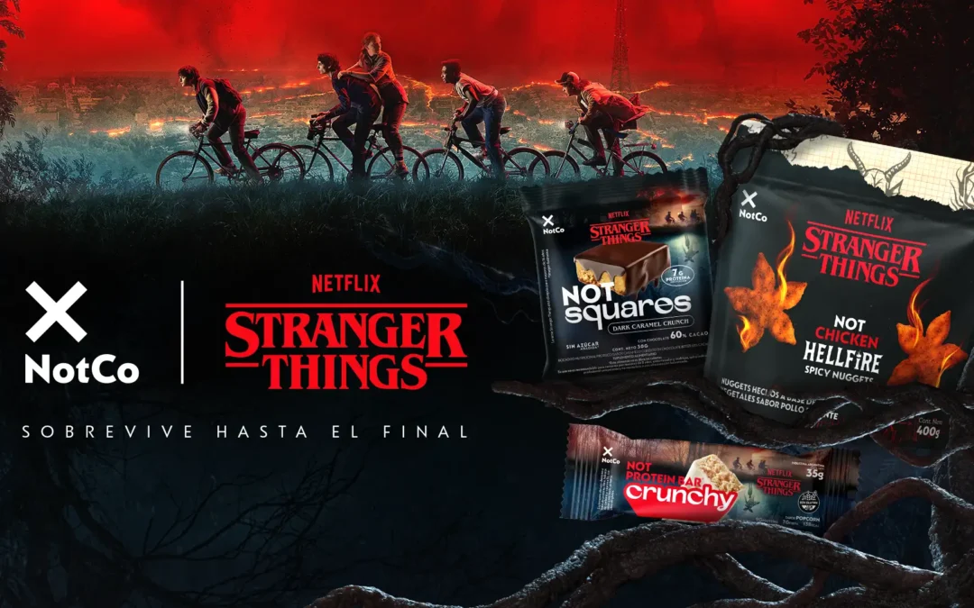 NotCo lanzó los snacks perfectos para maratonear la 5ta temporada de Stranger Things