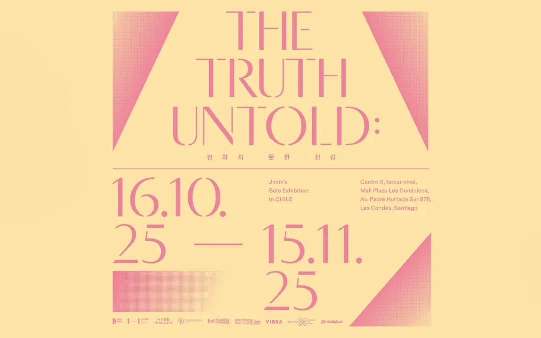 Jimin llega a Santiago: The Truth Untold: 전하지 못한 진심 abre sus puertas el 16 de octubre