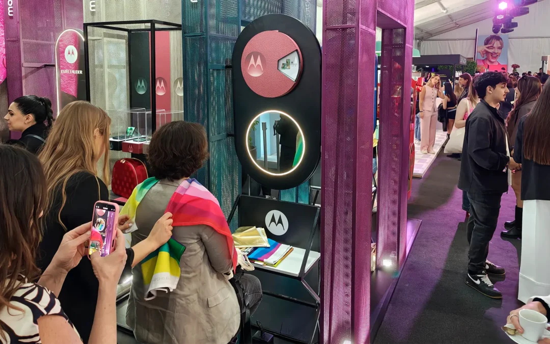 Una experiencia de lujo con Motorola en Paris Beauty