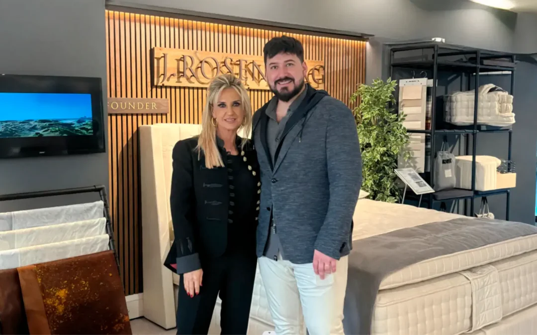 Rosen debutó en Londres con su colección de camas de alta gama J.Rosenberg
