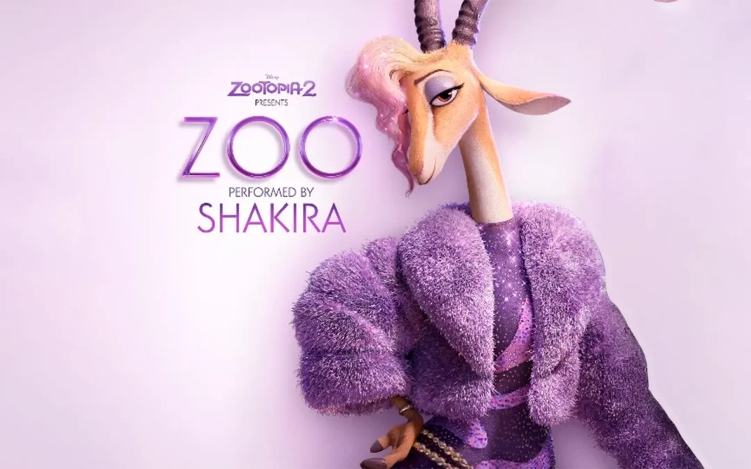 Shakira estrenó “Zoo”: primer single de Zootopia 2 — canción ya disponible