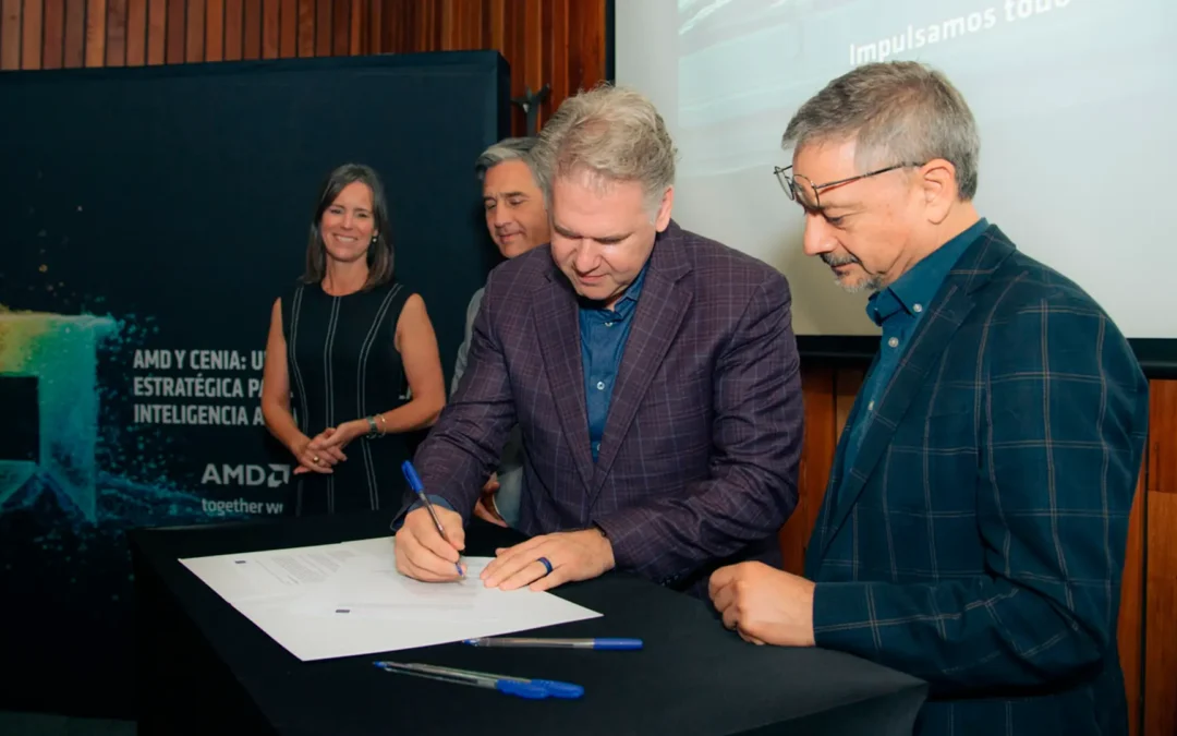 AMD y CENIA firman alianza para impulsar el desarrollo de la Inteligencia Artificial en Chile y la región