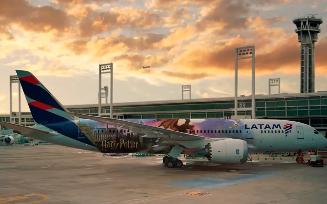 LATAM y Warner Bros. Discovery Latinoamérica llevan la magia de Harry Potter a los cielos