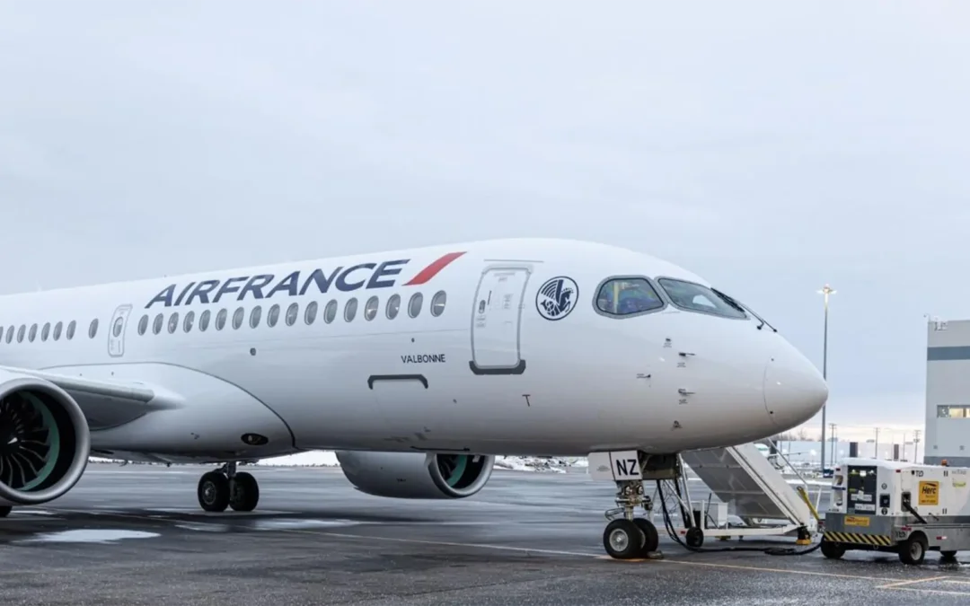 Air France Avanza en la renovación de su Flota con la Llegada del 50º Airbus A220 y del 40º Airbus A350